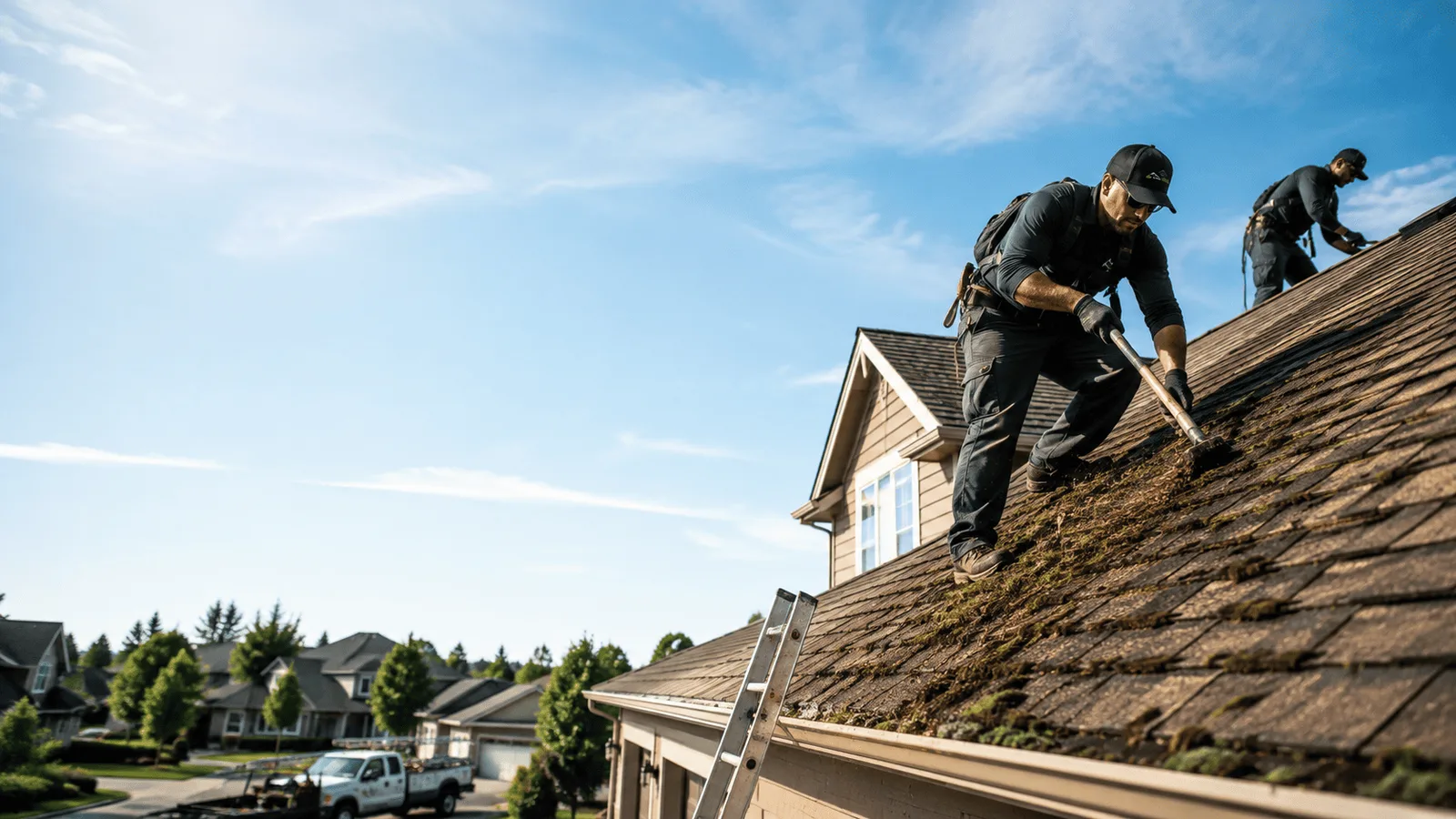 Roof Moss Removal in Clarks Summit, PA near me